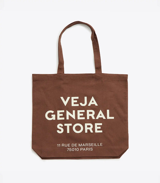 TOTE BAG VEJA GENERAL STORE CHOCOLAT