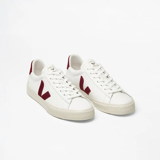 CAMPO LEATHER WHITE GRENAT