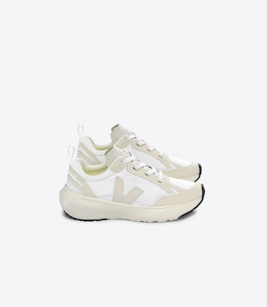 CANARY ELASTIC LACES ALVEOMESH WHITE PIERRE
