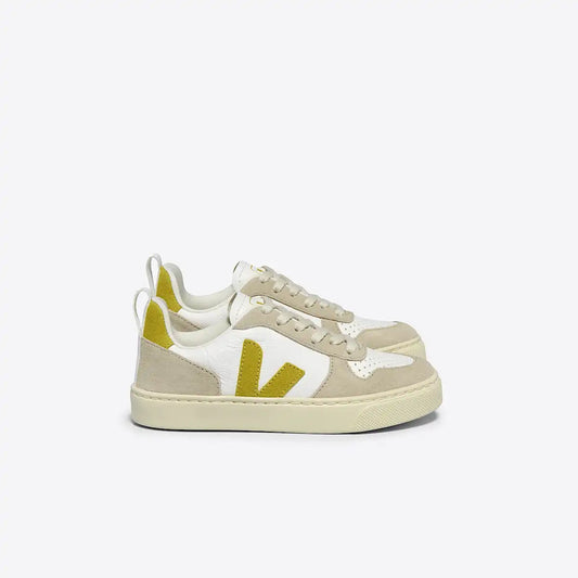 V-10 LEATHER WHITE BRITTANY ALMOND