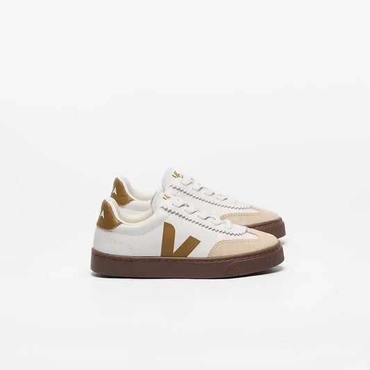 VOLLEY ELASTIC LACES LEATHER WHITE NAUTICO BARK