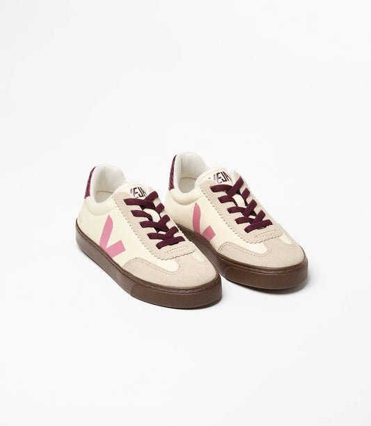VOLLEY ELASTIC LACES LEATHER VEJA X BONPOINT CASHEW MARY