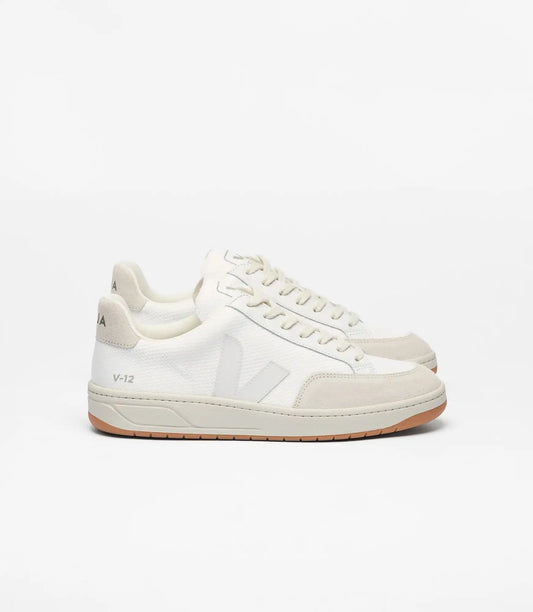 V-12 VEGAN B-MESH GRAFITE WHITE