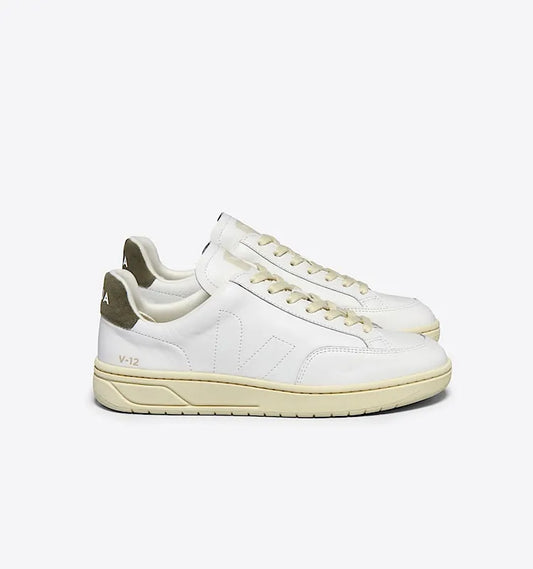V-12 STITCH LEATHER WHITE CALIFORNIA