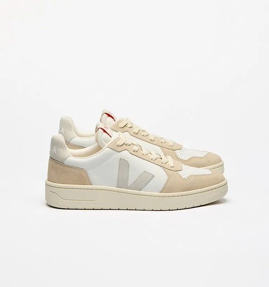 V-82 LEATHER WHITE NATURAL KAKI