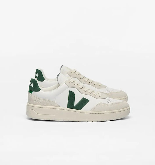 V-90 LEATHER WHITE BLACK