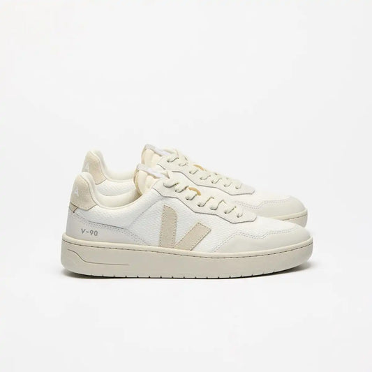 V-90 B-MESH WHITE KAKI