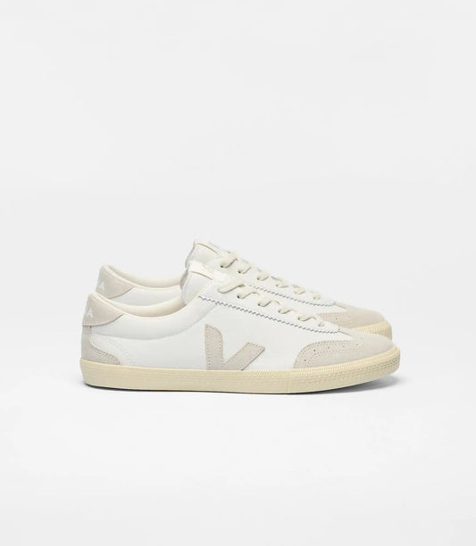 VOLLEY LEATHER WHITE NATURAL