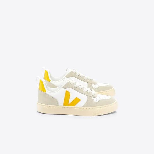 V-10 LEATHER WHITE EMERAUDE ALMOND