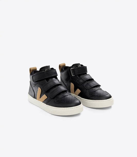 V-10 MID LEATHER BLACK DUNE
