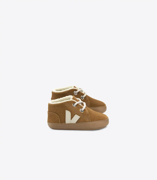 BABY FURED SUEDE CAMEL PIERRE