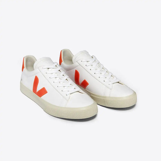 CAMPO LEATHER WHITE ORANGE FLUO