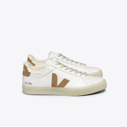 CAMPO FURED LEATHER WHITE LIGHT GREY