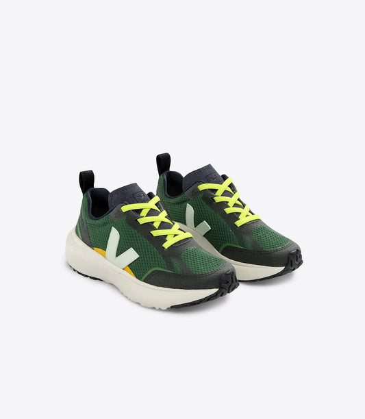 CANARY ELASTIC LACES ALVEOMESH POKER JADE