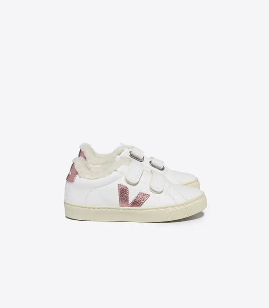 ESPLAR FURED LEATHER WHITE EMERAUDE