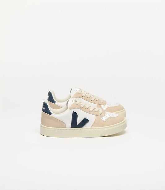 V-10 LEATHER WHITE NATURAL ALMOND