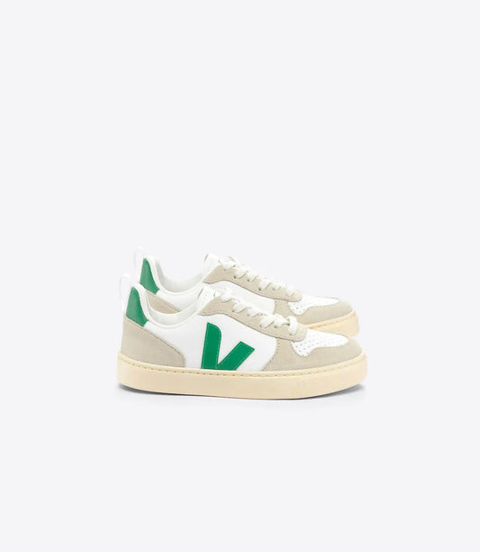 V-10 LEATHER WHITE OURO ALMOND