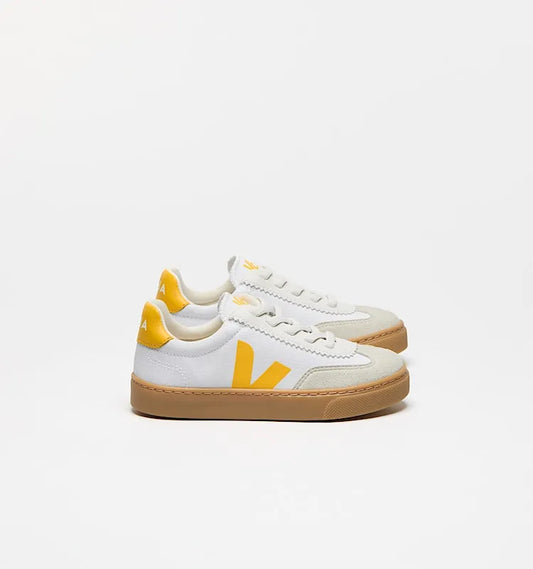 VOLLEY ELASTIC LACES CANVAS WHITE BLACK NATURAL