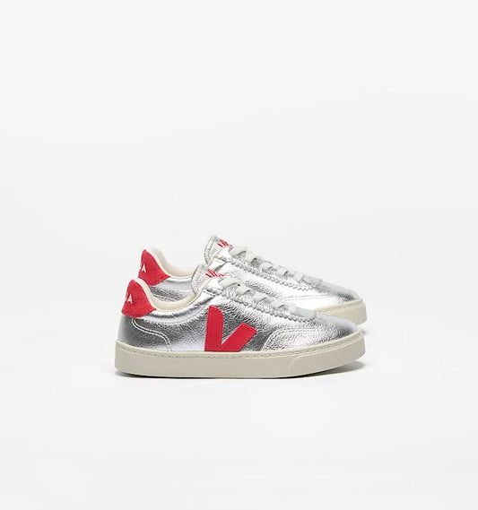 VOLLEY ELASTIC LACES LEATHER PLATINE WHITE