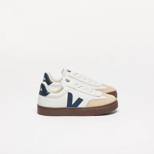 VOLLEY ELASTIC LACES LEATHER WHITE PLATINE