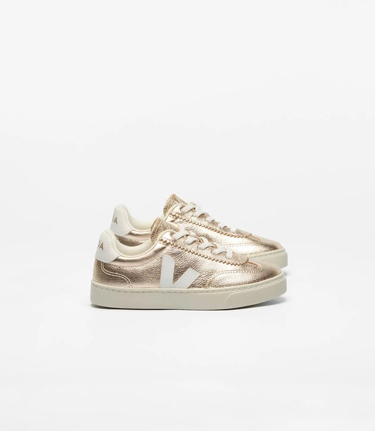 VOLLEY ELASTIC LACES LEATHER SILVER PEKIN