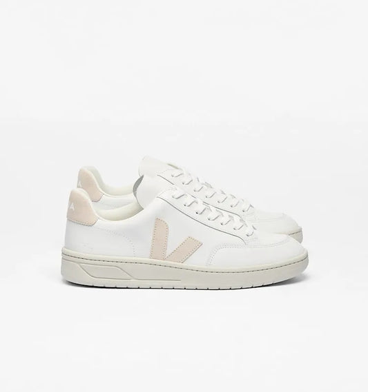 V-12 LEATHER WHITE MARSALA NAUTICO