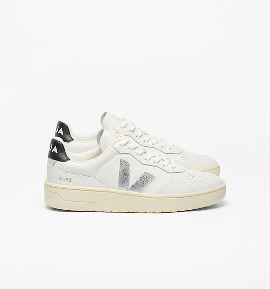 V-90 LEATHER WHITE PETALE