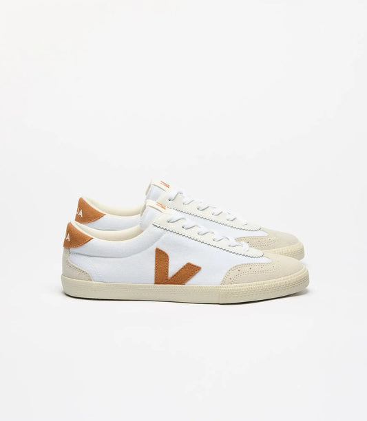 VOLLEY CANVAS WHITE EMERAUDE