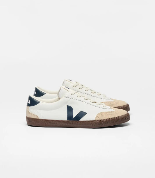 VOLLEY LEATHER WHITE NATURAL BARK
