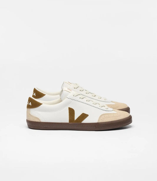 VOLLEY LEATHER WHITE NAUTICO BARK