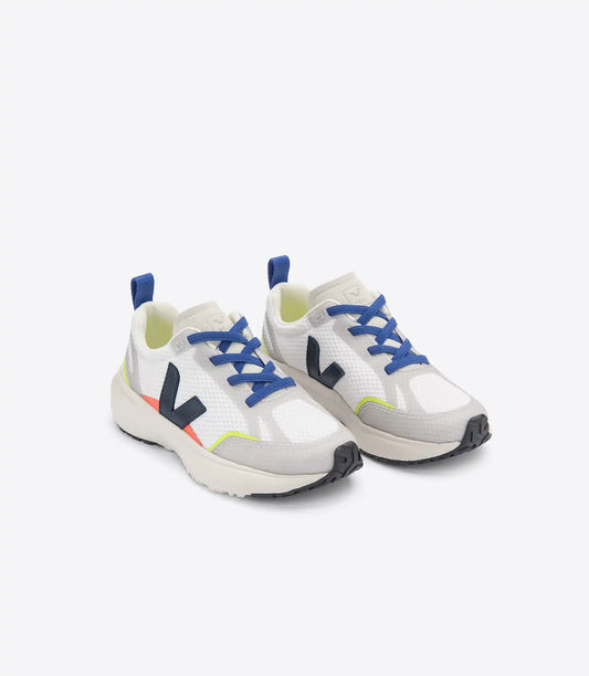 CANARY ELASTIC LACES ALVEOMESH STEEL WHITE
