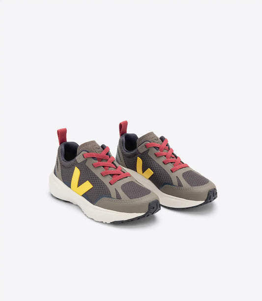 CANARY ELASTIC LACES ALVEOMESH GRAFITE TONIC