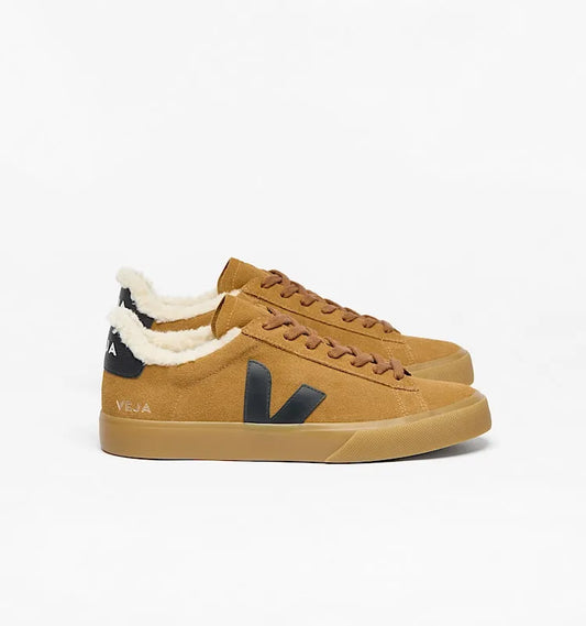 CAMPO FURED SUEDE MUD BLACK NATURAL