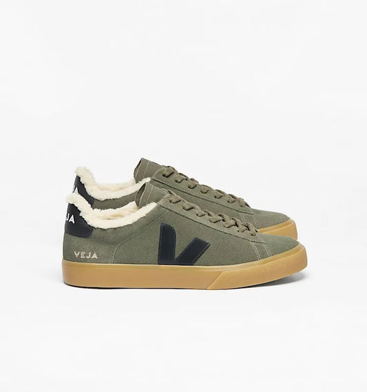 CAMPO FURED SUEDE CAMEL BLACK NATURAL