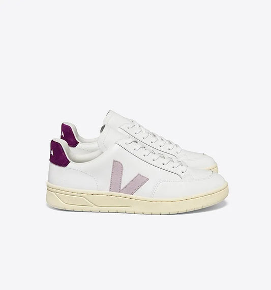 V-12 LEATHER WHITE OURO