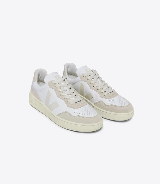 V-90 LEATHER WHITE PIERRE ALMOND