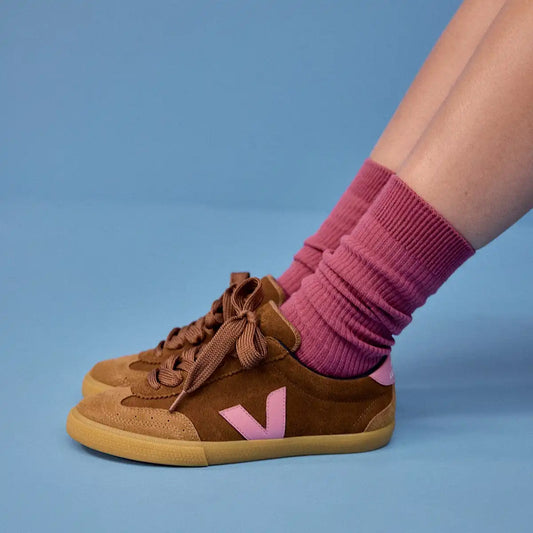 VOLLEY LEATHER VEJA X MAKE MY LEMONADE COGNAC MARY