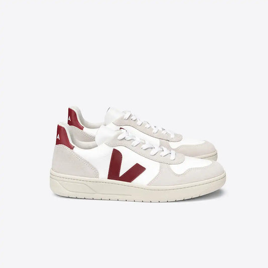 V-10 B-MESH WHITE NATURAL MARSALA