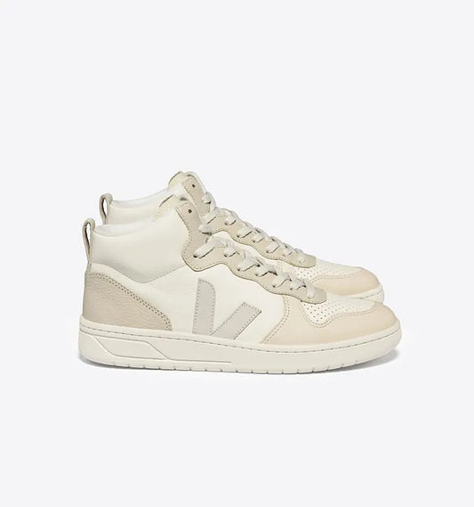 V-15 LEATHER WHITE PIERRE SAHARA